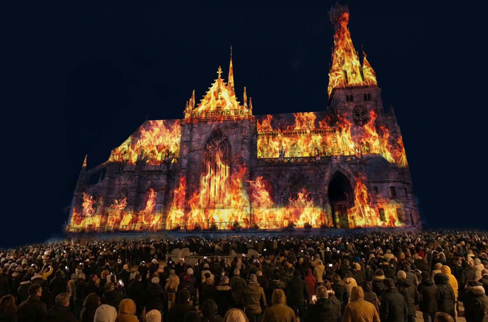 Walcourt&nbsp;Saint-L�ger (Lux.)&nbsp;Spectacle&nbsp;Autre&nbsp;D eau et de feu spectacle monumental
