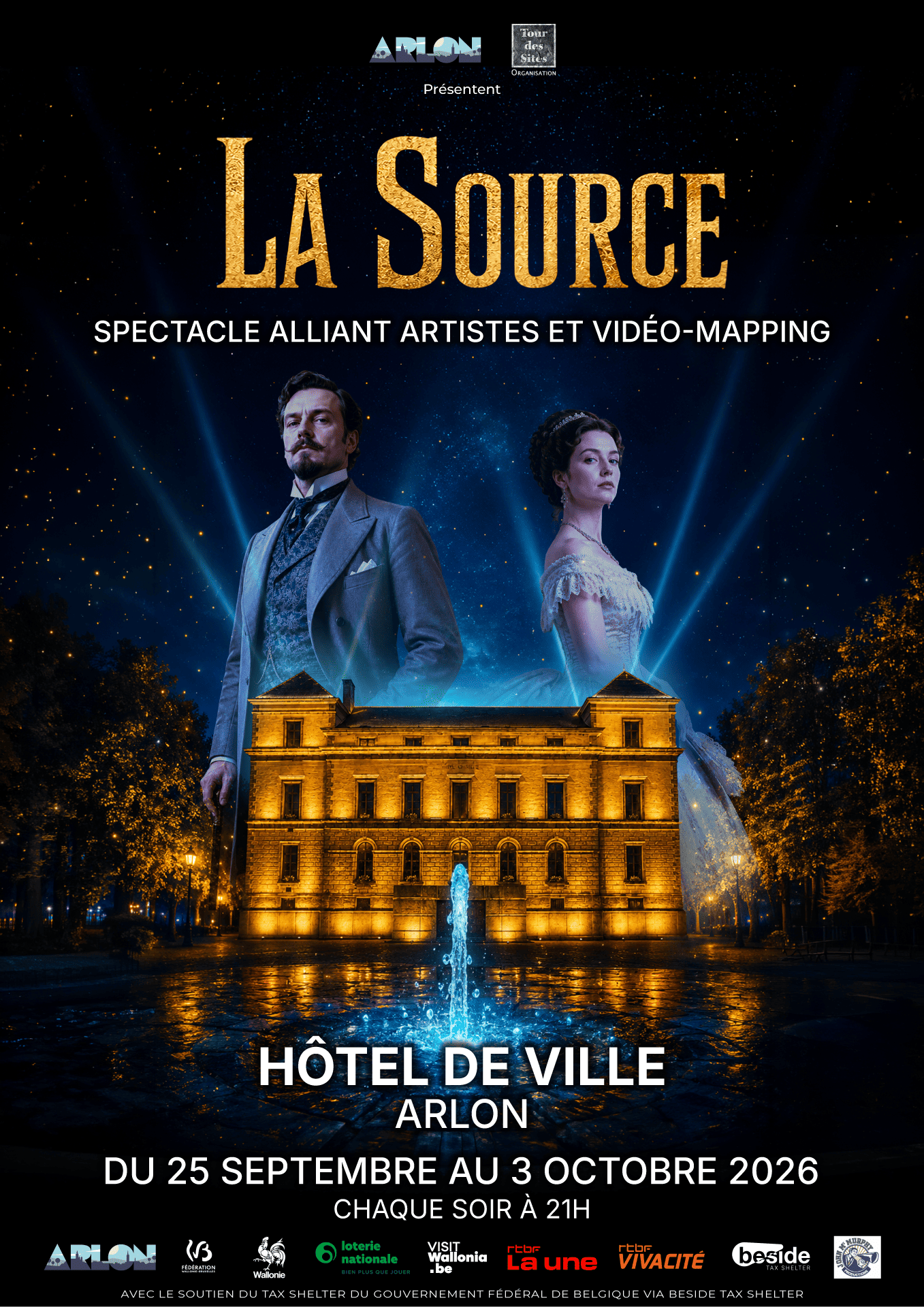 Arlon&nbsp;Arlon&nbsp;Spectacle&nbsp;Autre&nbsp;La source spectacle video mapping
